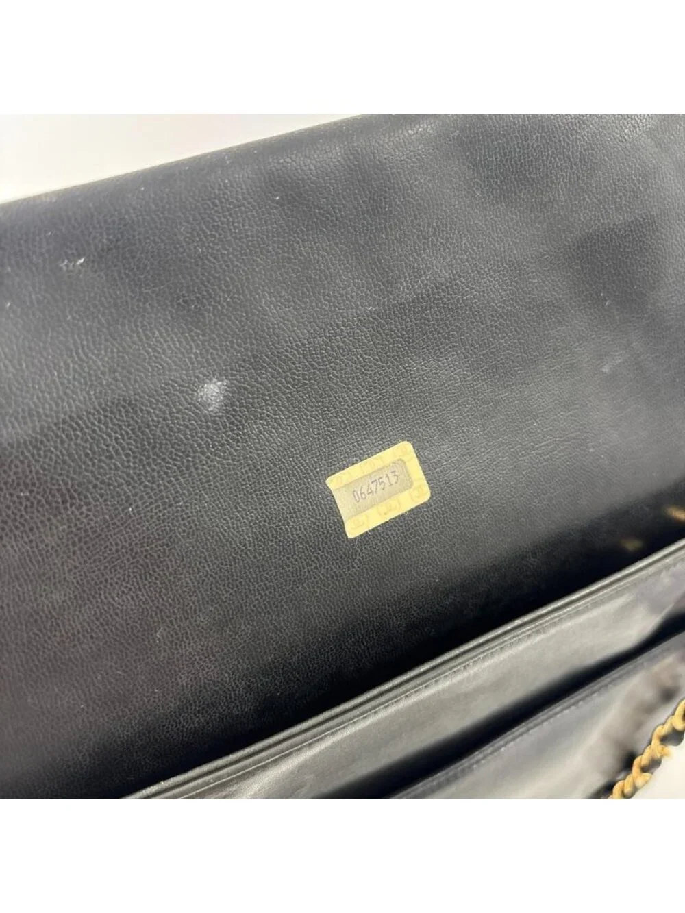 Chanel Lambskin Shoulder Bag Gold Black